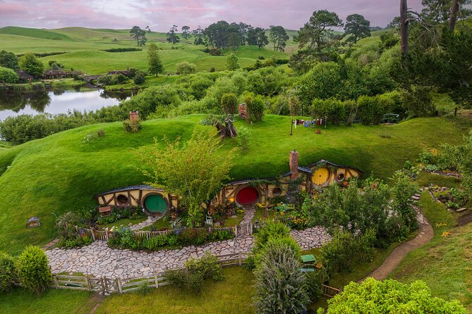 Hobbiton & Waitomo Caves Guided Day Trip from Auckland incl lunch - Entering Hobbiton at Matamata