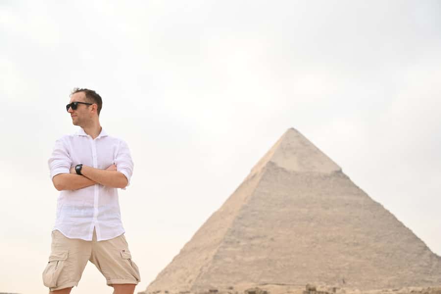 Hurghada: Giza Pyramids, Sphinx, Museum & Old Souq Day Trip - The Sphinx and Valley Temple