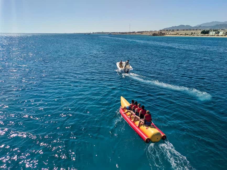 Hurghada: Orange Bay Day Trip with Water Sports and Lunch - Orange Bay’s shallow water and famous swings
