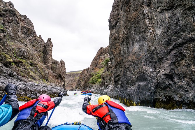 Iceland’s Top Grade 4 Rafting – Drysuit, Canyon & Adrenaline - Three hours of rapids, pauses, and canyon walls