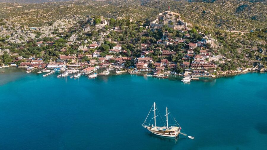 Kas: Day Trip to Kekova, Demre and Myra - From Kaş to Demre Harbor before the boat leaves