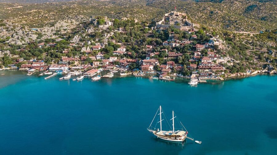Kas: (Small Group) Day Trip to Kekova Island, Demre & Myra - Esmeralda, Burç, and Gökkaya Bay swimming stops