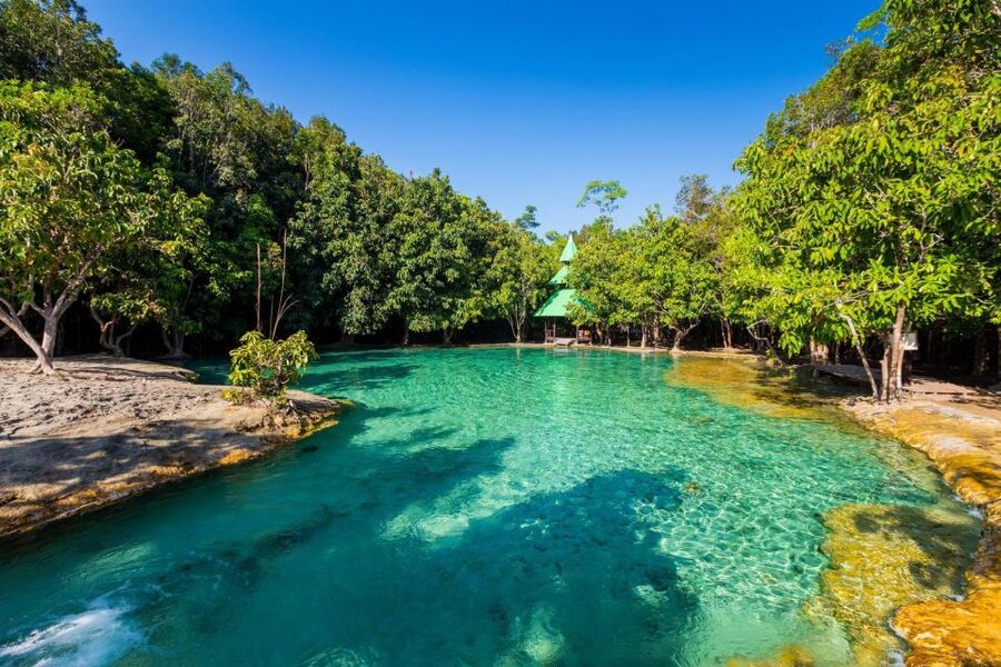 Krabi: Emerald Pool and Hot Springs Waterfall Half-Day Trip - Hotel pickup from Krabi and Ao Nang