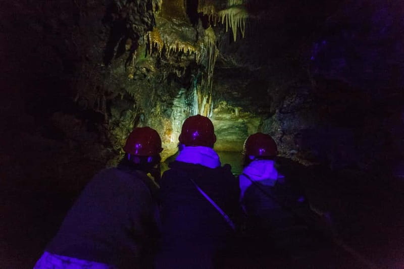 Kutaisi: Martvili Canyon and Prometheus Cave Guided Day Trip - Entering Prometheus Cave at 80 meters below ground