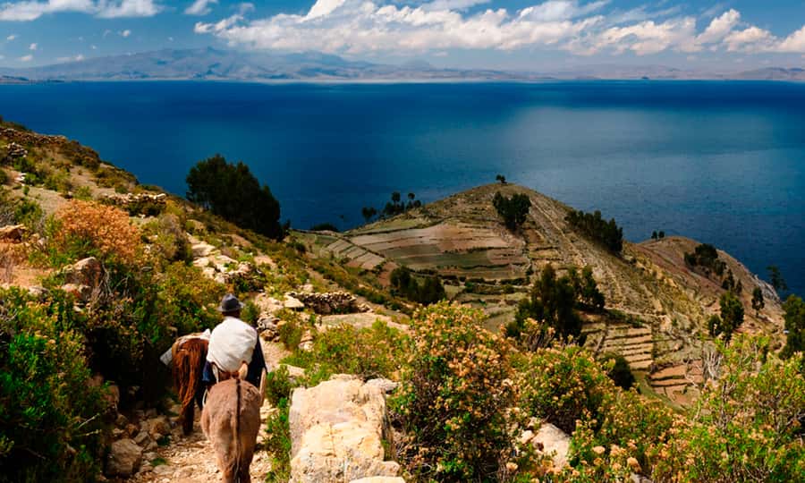 La Paz: Full Day Trip to Copacabana and Isla del Sol - Walking through Yumani on Isla del Sol