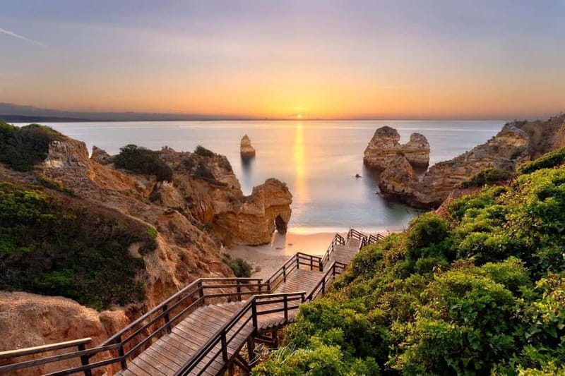Lisbon: Algarve, Benagil Cave, Carvoeiro & Lagos Day Trip - Praia da Marinha and the Golden Coast