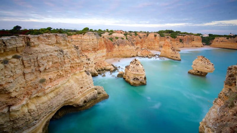Lisbon: Private Day trip to Algarve, Benagil cave,Portimao - Praia da Marinha and the Seven Hanging Valleys