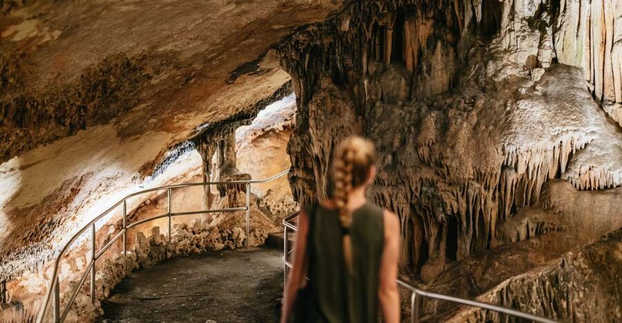 Mallorca: Caves of Drach Day Trip & Optional Caves of Hams - Walking through the cave route