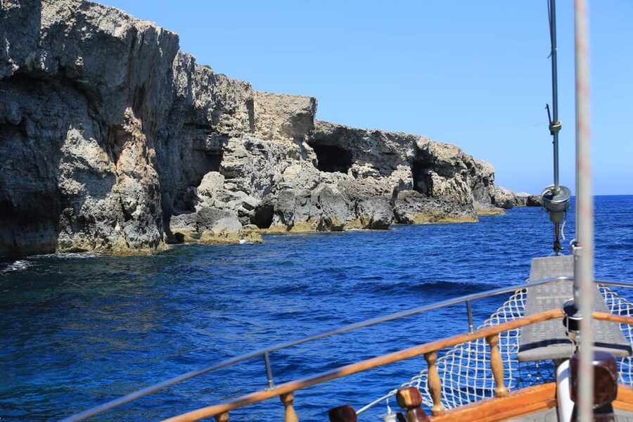 Malta: Comino, Blue Lagoon, + Sea Caves Day Trip - Santa Maria Bay gives you room to settle in
