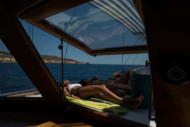 Malta: Comino, Blue Lagoon, + Sea Caves Day Trip - The Blue Lagoon from the boat