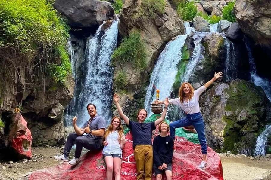 Marrakech:Atlas Mountains, Ourika Valley Day Trip,Waterfall - Seeing the Atlas Mountains from the road