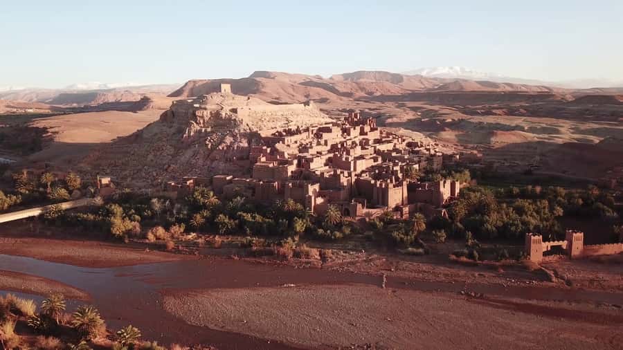 Marrakech: Day-Trip to UNESCO Kasbahs and Ouarzazate Tour - Walking into Aït Ben Haddou