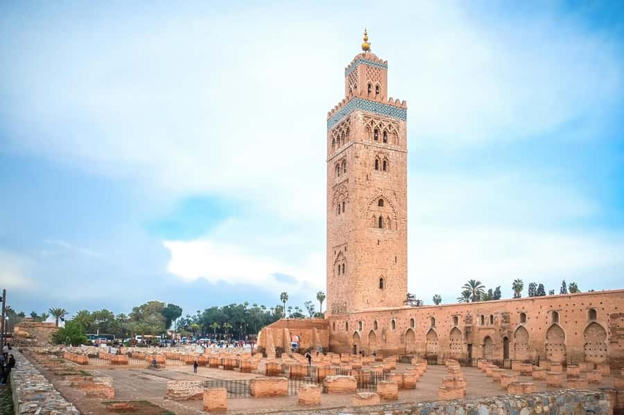 Marrakech Excursion Full Day Trip From Agadir - First views of Koutoubia Mosque