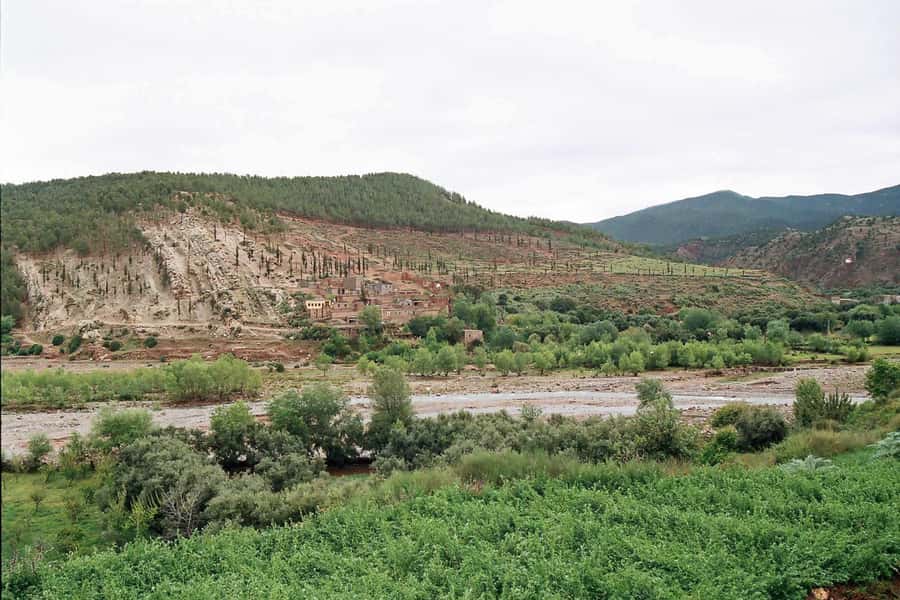 Marrakech: Ourika Valley and Atlas Mountains Day Trip - Reaching Setti Fatma and the waterfall trail