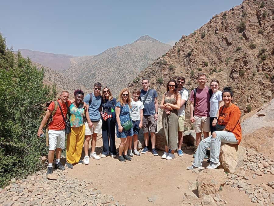 Marrakesh: Ourika Waterfalls, Atlas Mountains, Lunch + Guide - Walking to the Setti Fatma waterfalls