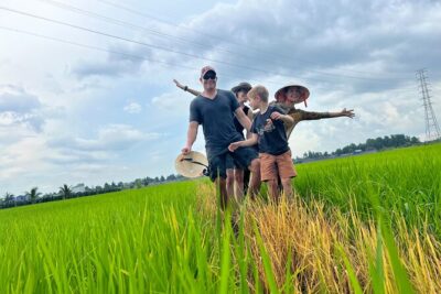 Mekong Day Trip Explore Village Bicycle CookingClass Group 12 Pax