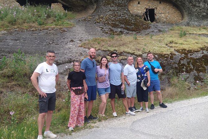 Meteora Day Trip with central Pick up & optional Lunch - Riding up to the Meteora monasteries