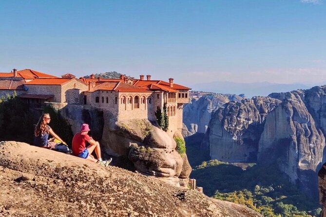Meteora Monasteries & Caves DayTrip from Athens with Greek Lunch - Varlaam and its peaceful courtyard