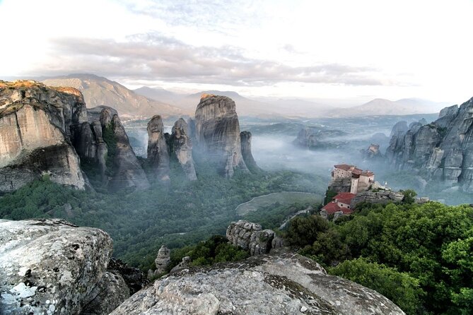 Meteora Monasteries & Caves DayTrip from Athens with Greek Lunch - The other three monasteries from the road