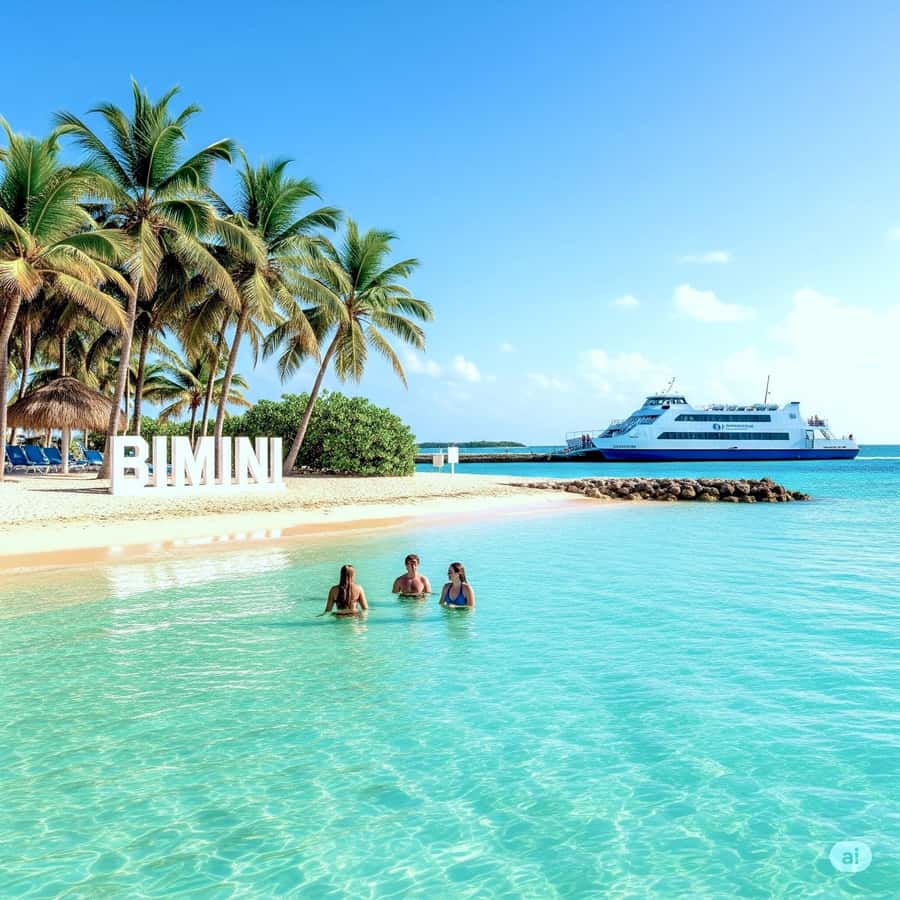 Miami/Ft Lauderdale: Bimini or Grand Bahama Day Trip - The ferry crossing: scenic, useful, and not luxurious