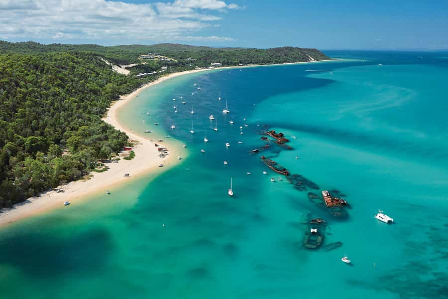 Moreton Island: Tangalooma Day Trip with Desert Safari - The 4WD Desert Safari and sand tobogganing