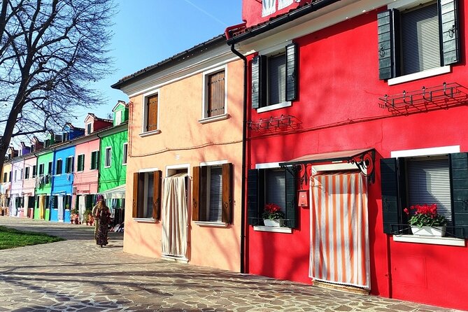 Murano and Burano half-day trip from Punta Sabbioni Jesolo - The covered motorboat and lagoon views