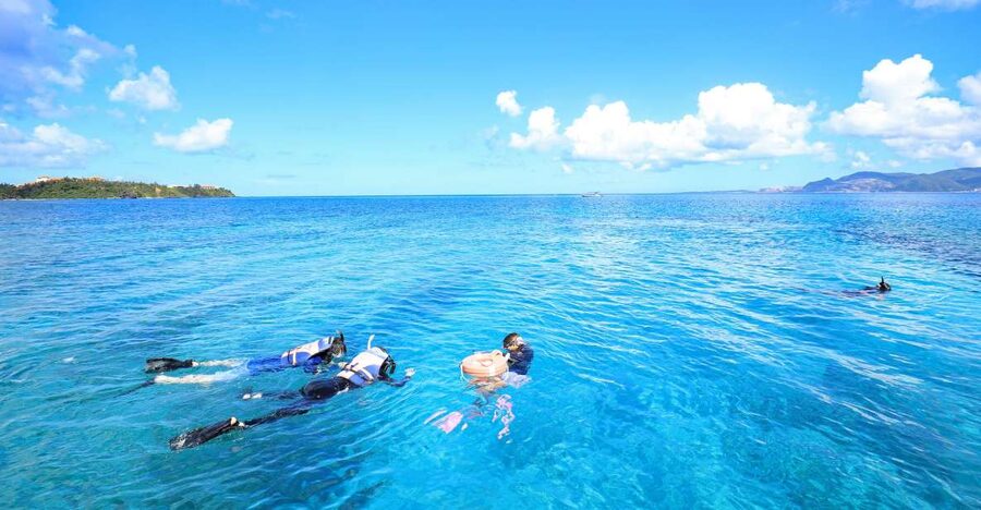Naha, Okinawa: Keramas Island Snorkeling Day Trip with Lunch - From Naha pickup to the harbor