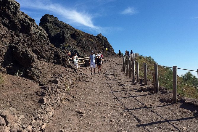 Naples: Pompeii & Mt Vesuvius All-Inclusive Small Group w/ Lunch - Climbing toward Mount Vesuvius