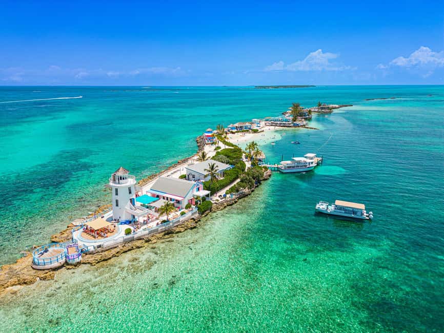 Nassau: Sun Cay Day Trip, Snorkel, Iguana Encounter, & Lunch - Sun Cay: beaches, bars, and open-water views