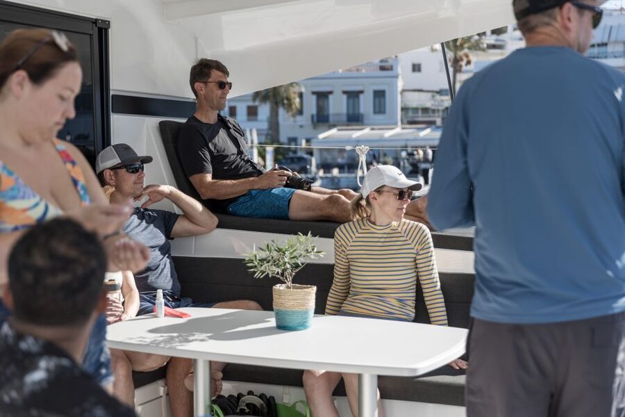 Naxos: Luxury Catamaran Day Trip with Lunch and Drinks - Quiet coves, swimming, and snorkeling