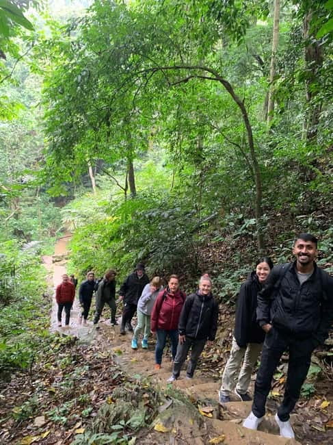 Ninh Binh: Cuc Phuong Jungle Hike & Wildlife Day Trip - Ancient caves and steep steps
