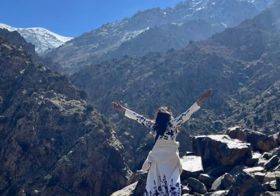 Ourika Valley Day trip: Hike, waterfall, lunch and Relax - Walking toward the Setti Fatma waterfalls