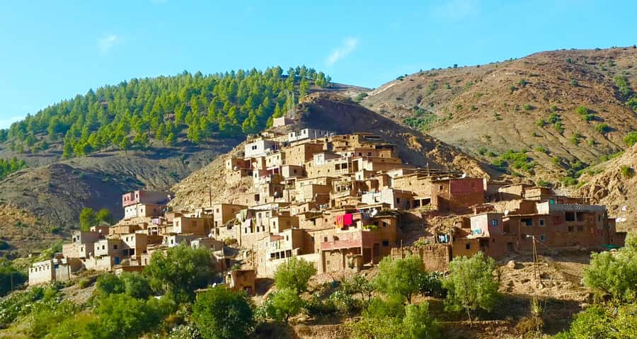 Ourika Valley with Atlas Mountains Day Trip from Marrakech - Lunch beside the stream