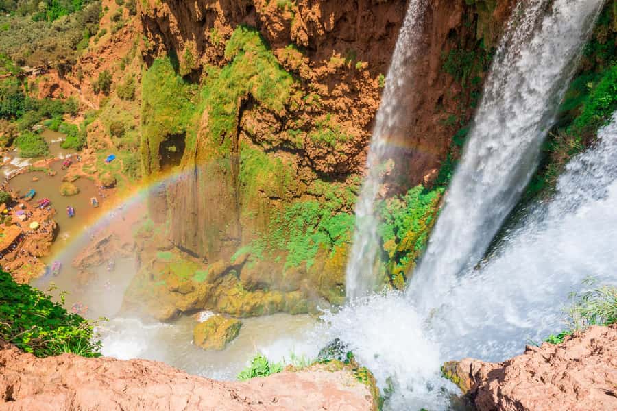 Ouzoud Waterfalls: Day Trip from Marrakech - First views of the three waterfalls
