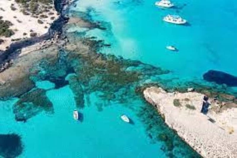 Pafos,Blue Lagoon,Latchi,day trip, coach boat+waterslide. - Boarding the boat at Latchi