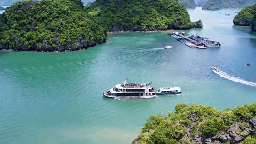 Pamela Cruise: HaLong Bay day trip with Lunch & Activities - Sung Sot Cave, Ha Long Bay’s big cave stop
