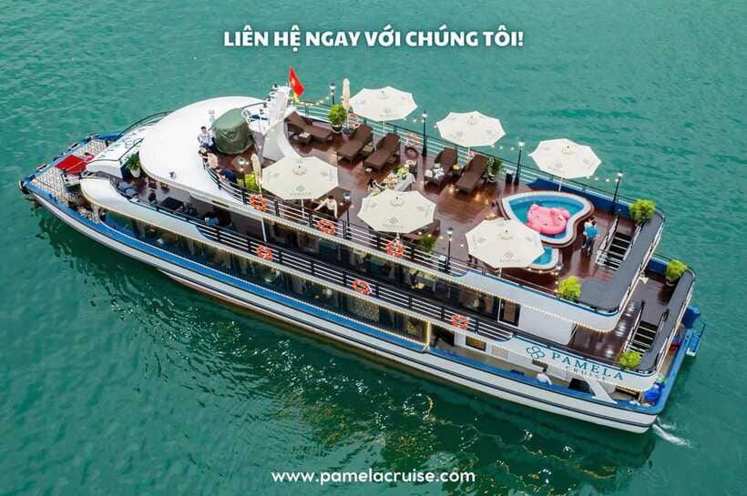 Pamela Cruise: HaLong Bay day trip with Lunch & Activities - Deck time, sunset tea, and the ride back