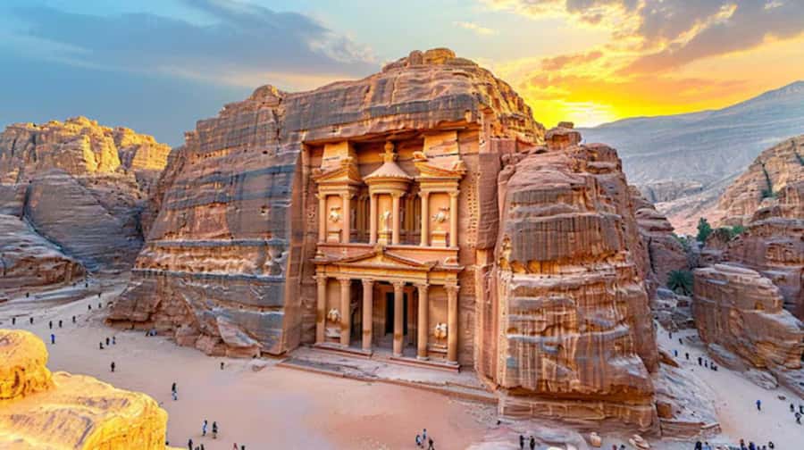 Petra & Wadi Rum: Full Day Private Tour with Hotel Pickup - Lunch and the transfer to Wadi Rum