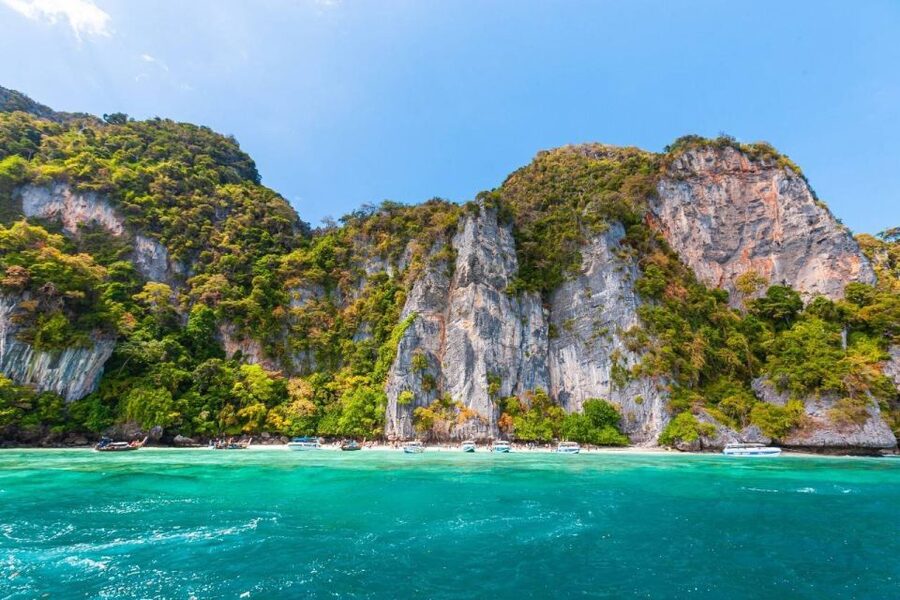 Phuket: Phi Phi Islands and Maya Bay Day Trip with Lunch - Viking Cave and the Phi Phi cliffs