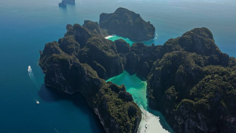 Phuket: Phi Phi Islands Day-Trip by Speed Catamaran - Bamboo Island, where the beach time begins