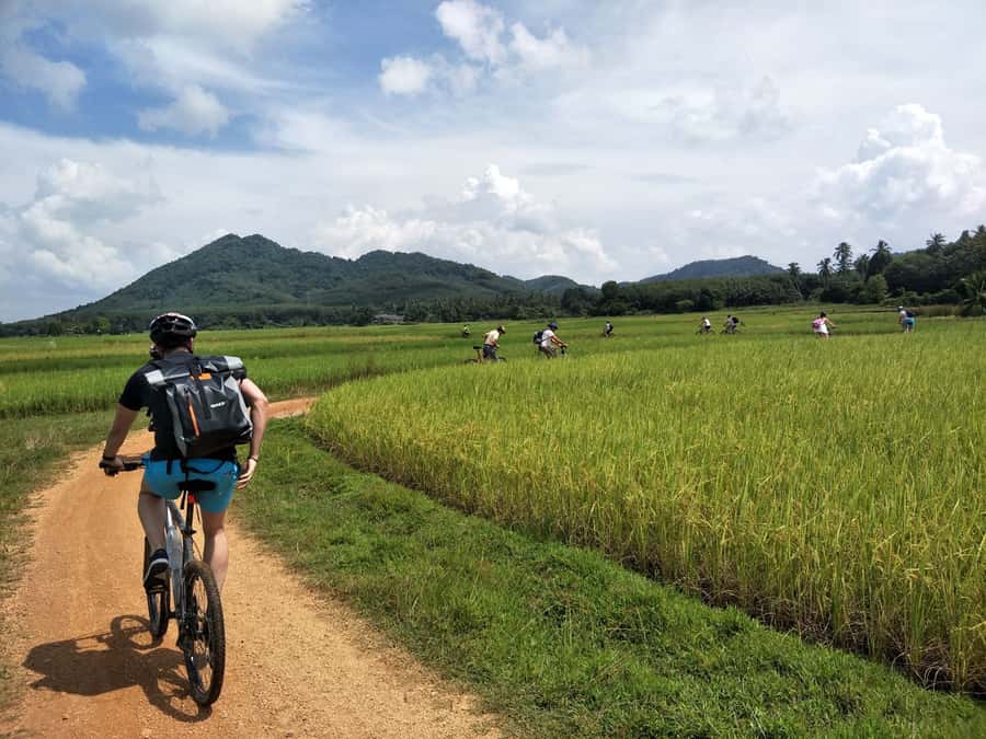 Phuket: Yao Island Cycling and Beach Day-Trip - A local café break and lessons in farming