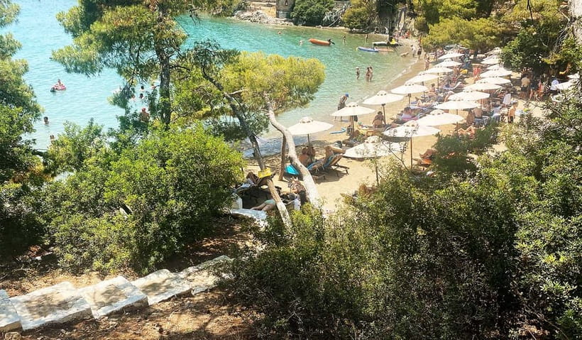 Poros Island: Full Day Trip From Athens with Swimming - Three hours around Love Bay