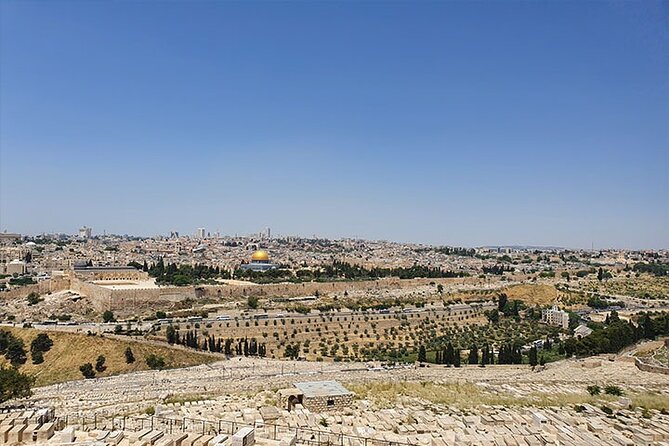 Private Day Trip of Jerusalem and Bethlehem from Amman - Mount of Olives gives you the best first look at Jerusalem