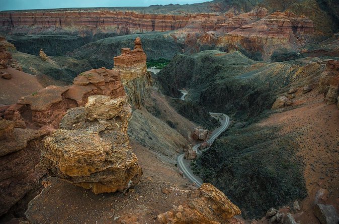 Private Day Trip to Fantastic Charyn Canyon - Reaching the Charyn River at lunchtime