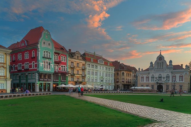 Private Day Trip to Timisoara from Belgrade - Union Square and two churches facing each other