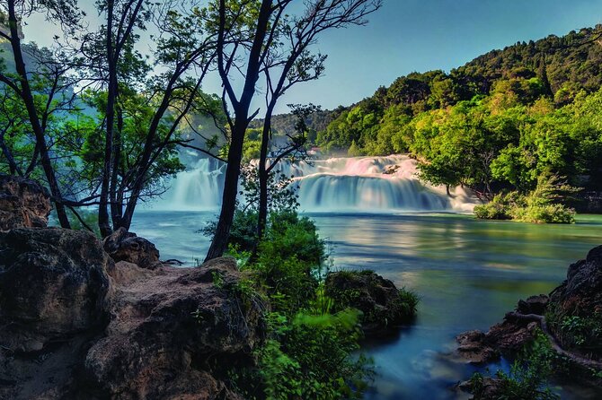 Private Krka Waterfalls Day Trip from Split including Wine Tasting & Lunch - Walking through Krka National Park