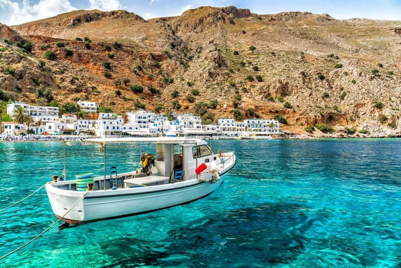 Rethymno: Glyka Nera, Loutro, & Sfakia Day Trip - Glyka Nera, where fresh water meets the sea