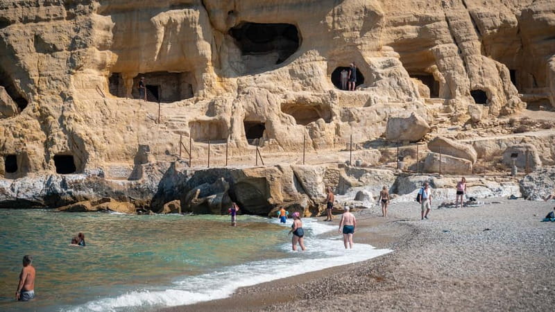 Rethymno:Matala ,Agia Galini,Botanic Garden & Spili Day Trip - A South Crete day built around Matala