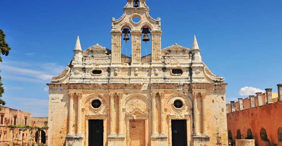 Rethymno: Melidoni Cave and Arkadi Monastery Half-Day Trip - Starting from Rethymno and heading inland