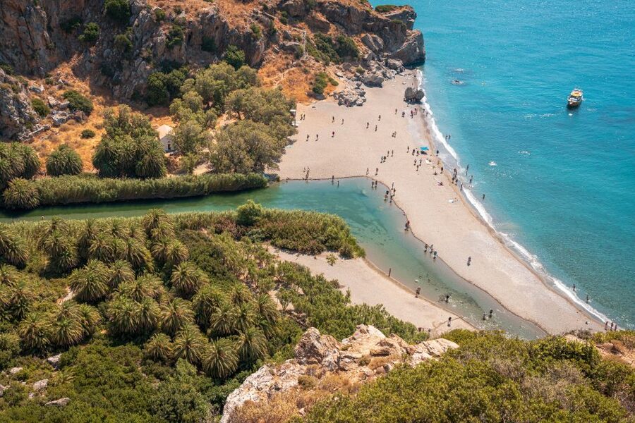Rethymno: Preveli Beach Damnoni Beach Kourtaliotiko Day Trip - What to pack for the day